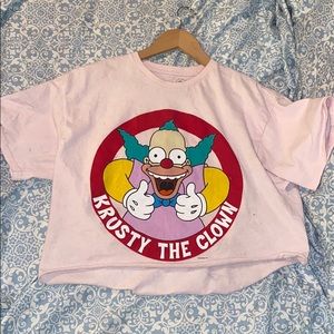 “Krusty the clown” crop top!